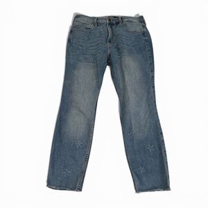 Hollister Jeans Curvy High Rise Crop Super Skinny Women’s Denim Stretch Size 13R
